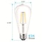 Luxrite ST19 LED Edison Light Bulbs 8W 75W Equivalent 800LM 4000K Cool White Dimmable E26 Base, 6PK LR21652-6PK - alternate 2
